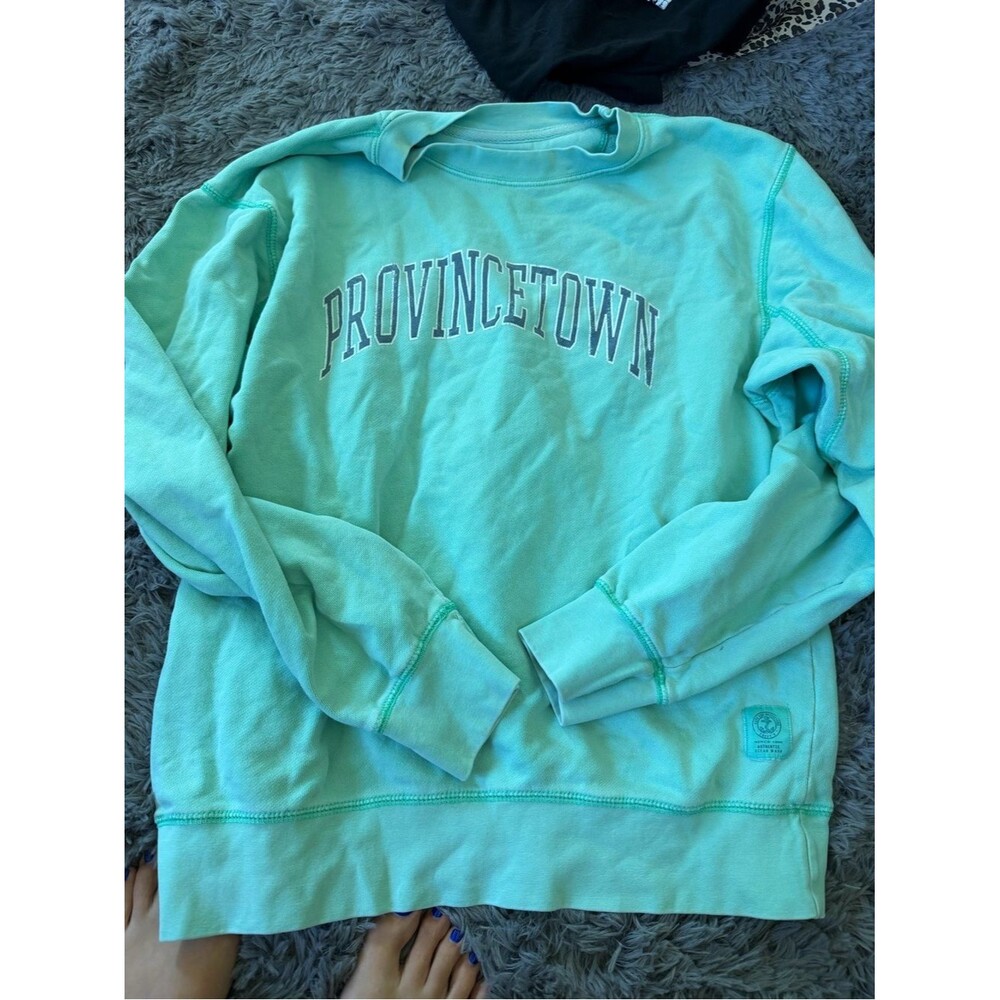 Provincetown Mint Green Crewneck Sweatshirt - Unbranded